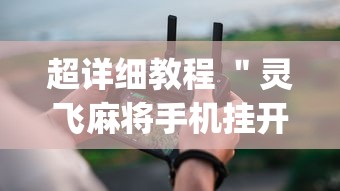 超详细教程 ＂灵飞麻将手机挂开挂怎么开”辅助挂下载”(最新开挂教程)
