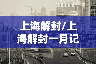上海解封/上海解封一月记城市重启仍需时间