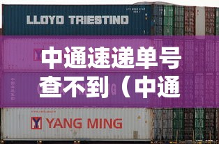 中通速递单号查不到（中通速递单号在哪里查）