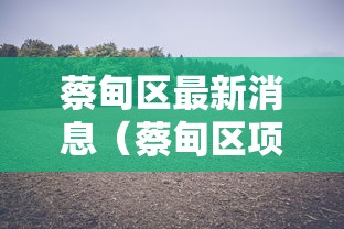 蔡甸区最新消息(蔡甸区项目最新消息) 蔡甸区最新消息(蔡甸区项目最新消息)