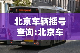 北京车辆摇号查询:北京车辆摇号查询进度