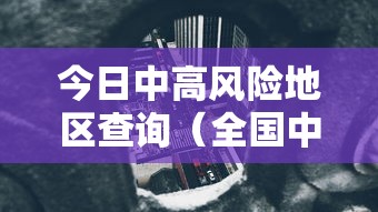 今日中高风险地区查询（全国中高风险地区有哪些）