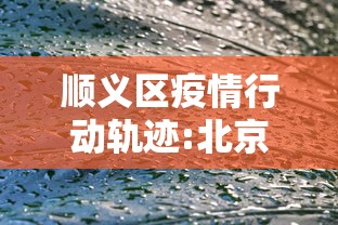 顺义区疫情行动轨迹:北京市顺义区疫情防控志愿者